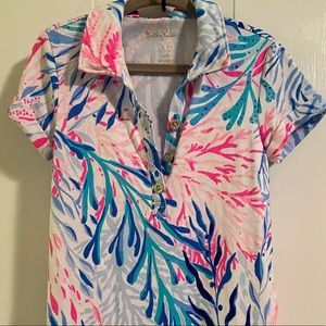 UPF 50+ Girls Mini Sadie Polo Dress